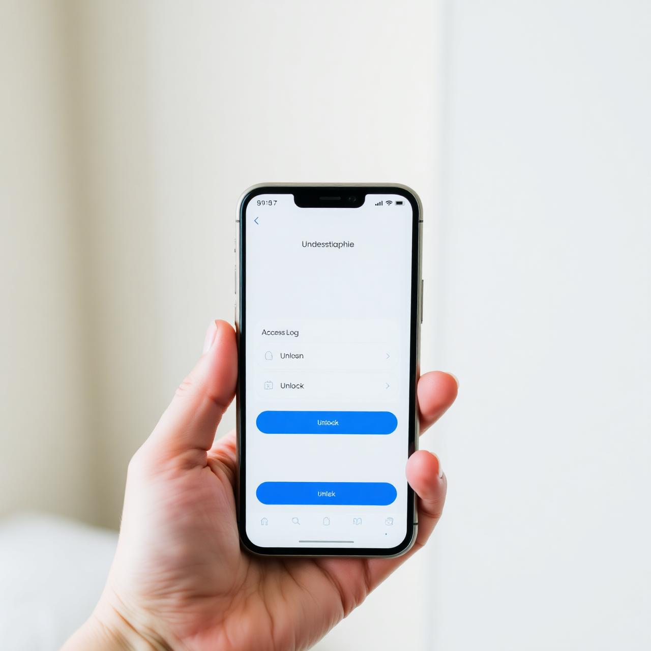 Smartlås styres via app på iPhone